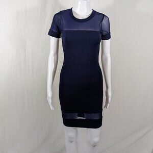 Bozzolo Navy Bodycon Dress
